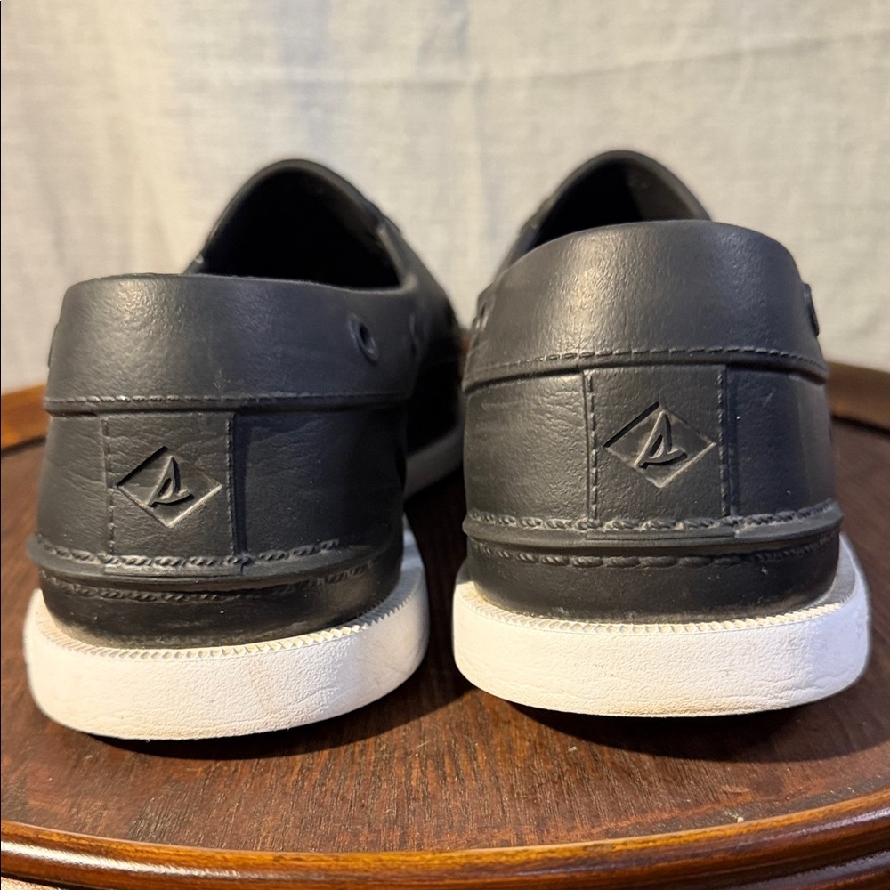Sperry Men's Black Boat Shoes - Picture 2 of 5